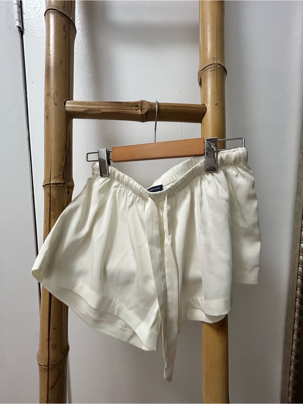 SUMMER CLEARANCE | BRANDY MELVILLE Cream Elastic-Waist Relaxed Shorts